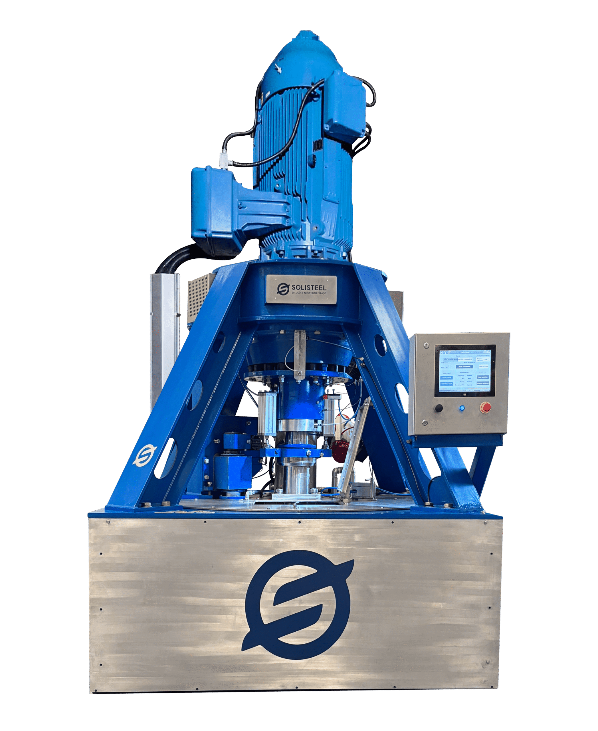 Centrífuga-Automatica-de-Acucar-BS-1850-Solisteel-Solucoes-Industriais-Em-Aco
